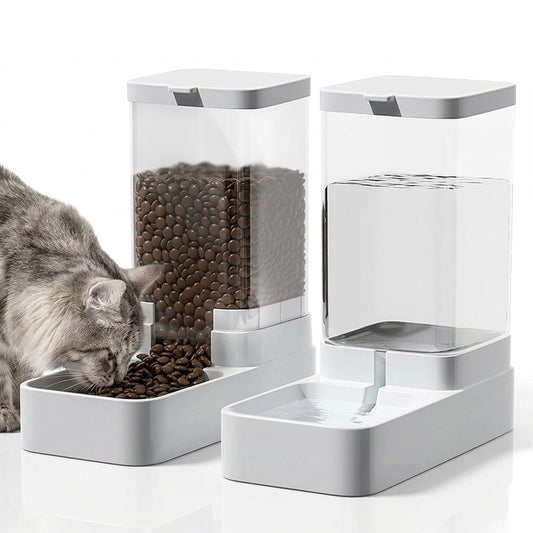 Automatic Pet Feeder and Water Dispenser